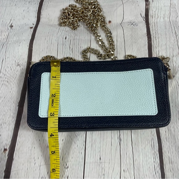 Kate Spade Margaux Double Zip Mini Crossbody Blue/Dark Blue - Picture 5 of 11